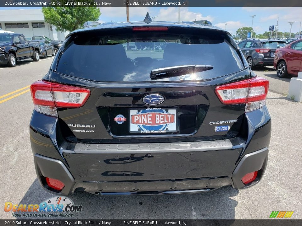 2019 Subaru Crosstrek Hybrid Crystal Black Silica / Navy Photo #5