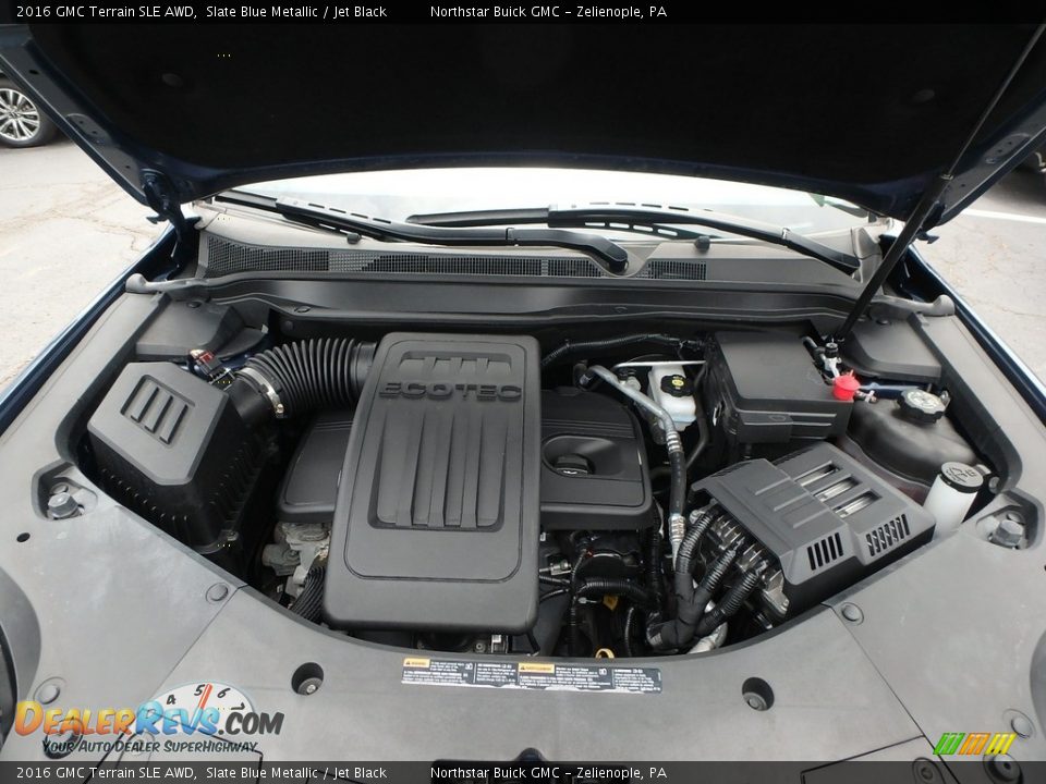 2016 GMC Terrain SLE AWD Slate Blue Metallic / Jet Black Photo #2