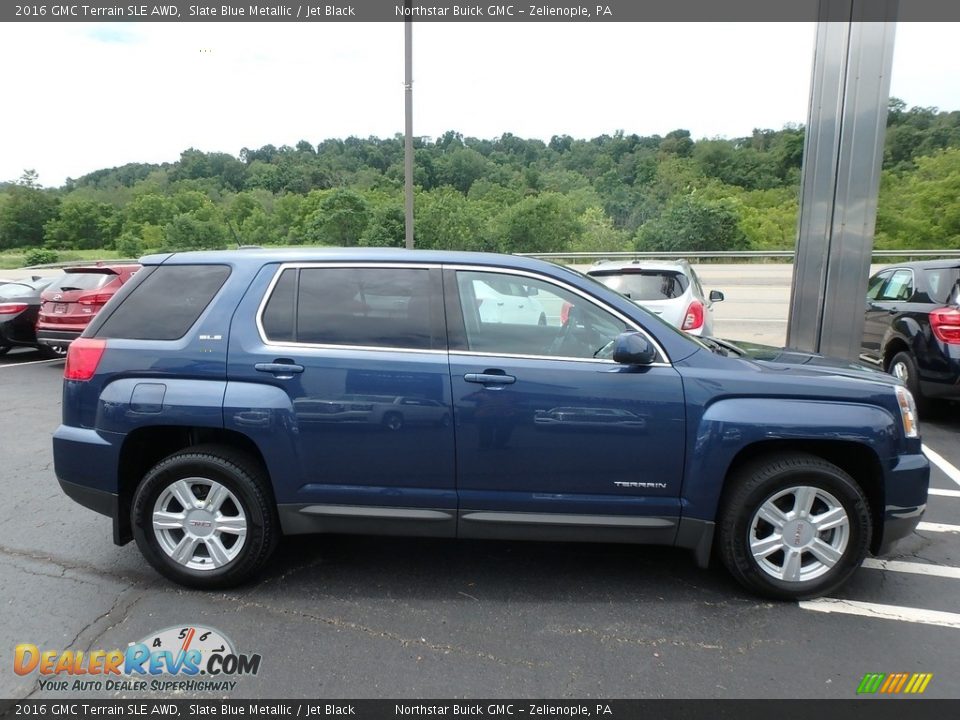 2016 GMC Terrain SLE AWD Slate Blue Metallic / Jet Black Photo #5