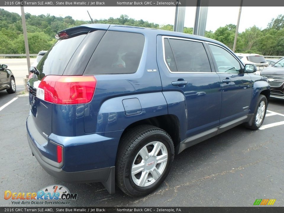 2016 GMC Terrain SLE AWD Slate Blue Metallic / Jet Black Photo #9