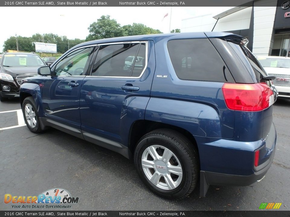 2016 GMC Terrain SLE AWD Slate Blue Metallic / Jet Black Photo #12