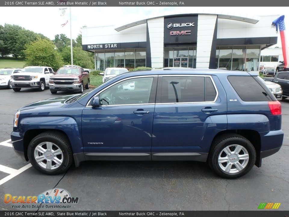 2016 GMC Terrain SLE AWD Slate Blue Metallic / Jet Black Photo #13