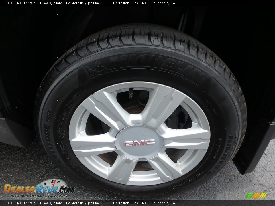 2016 GMC Terrain SLE AWD Slate Blue Metallic / Jet Black Photo #14
