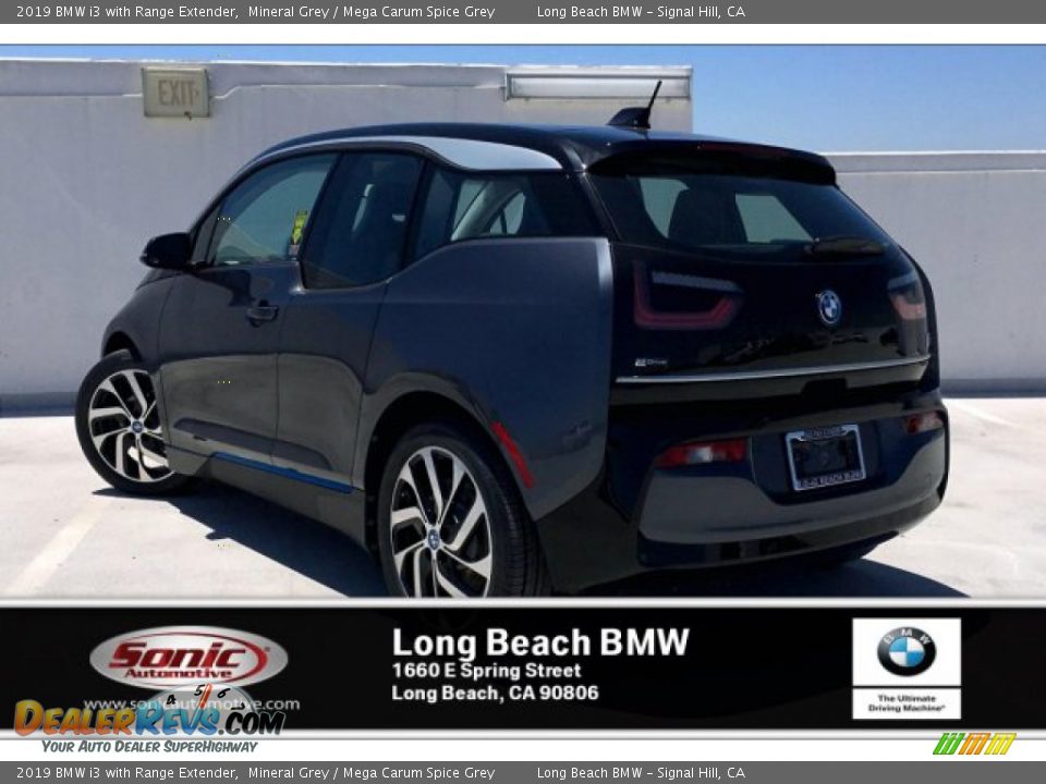 2019 BMW i3 with Range Extender Mineral Grey / Mega Carum Spice Grey Photo #2