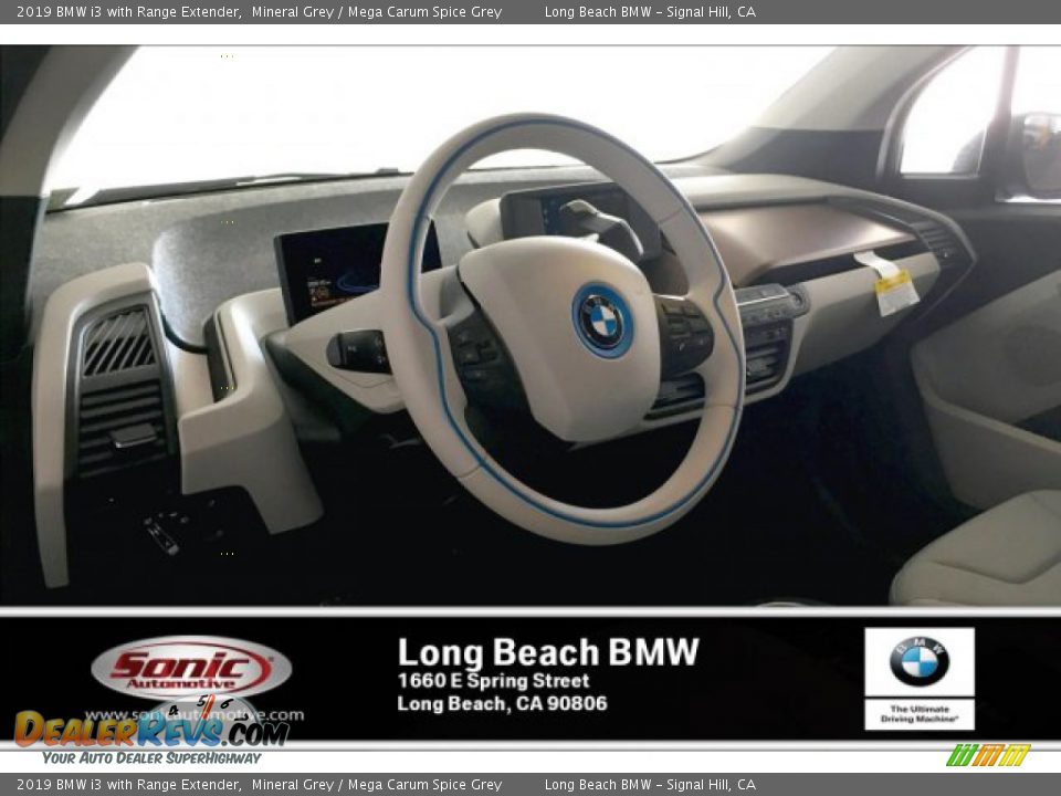 2019 BMW i3 with Range Extender Mineral Grey / Mega Carum Spice Grey Photo #4