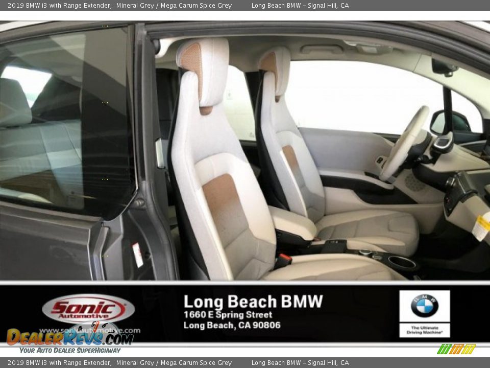 2019 BMW i3 with Range Extender Mineral Grey / Mega Carum Spice Grey Photo #7
