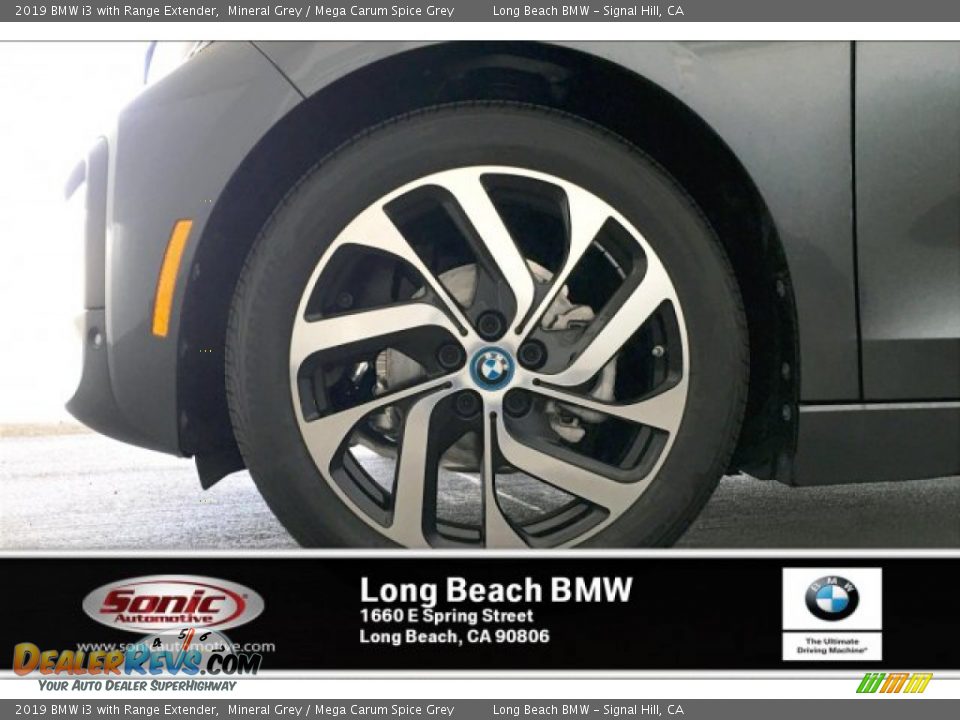 2019 BMW i3 with Range Extender Mineral Grey / Mega Carum Spice Grey Photo #9
