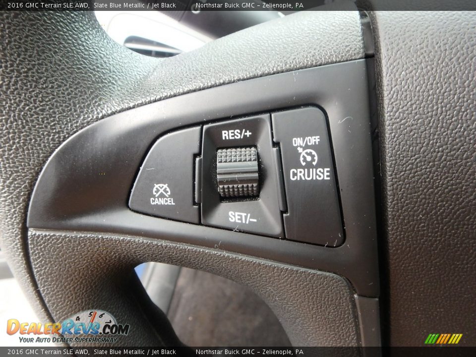 2016 GMC Terrain SLE AWD Slate Blue Metallic / Jet Black Photo #24