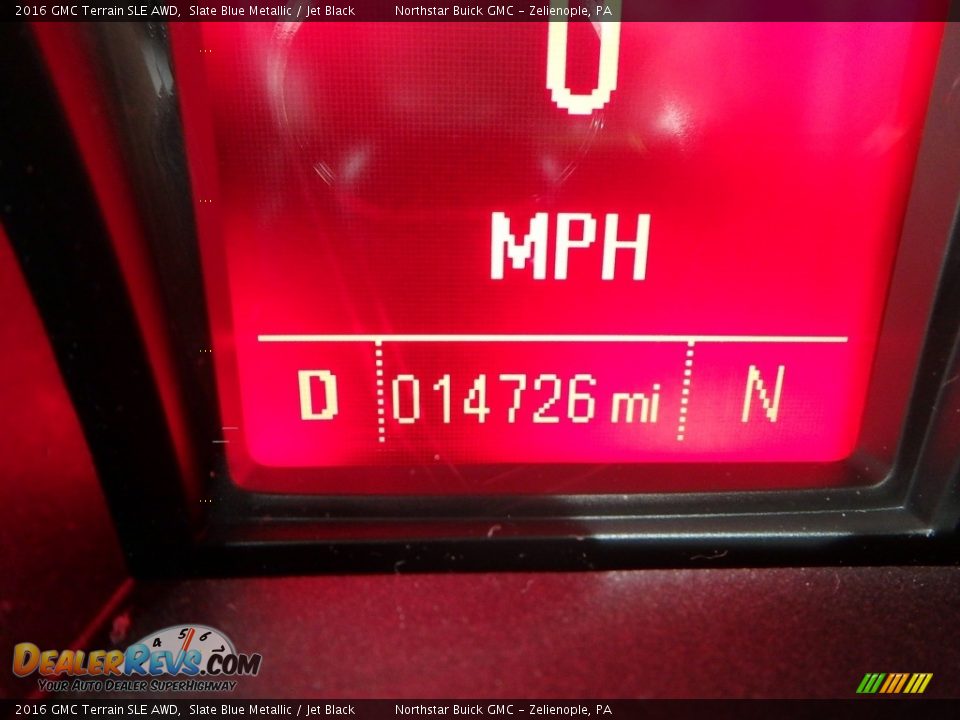 2016 GMC Terrain SLE AWD Slate Blue Metallic / Jet Black Photo #30