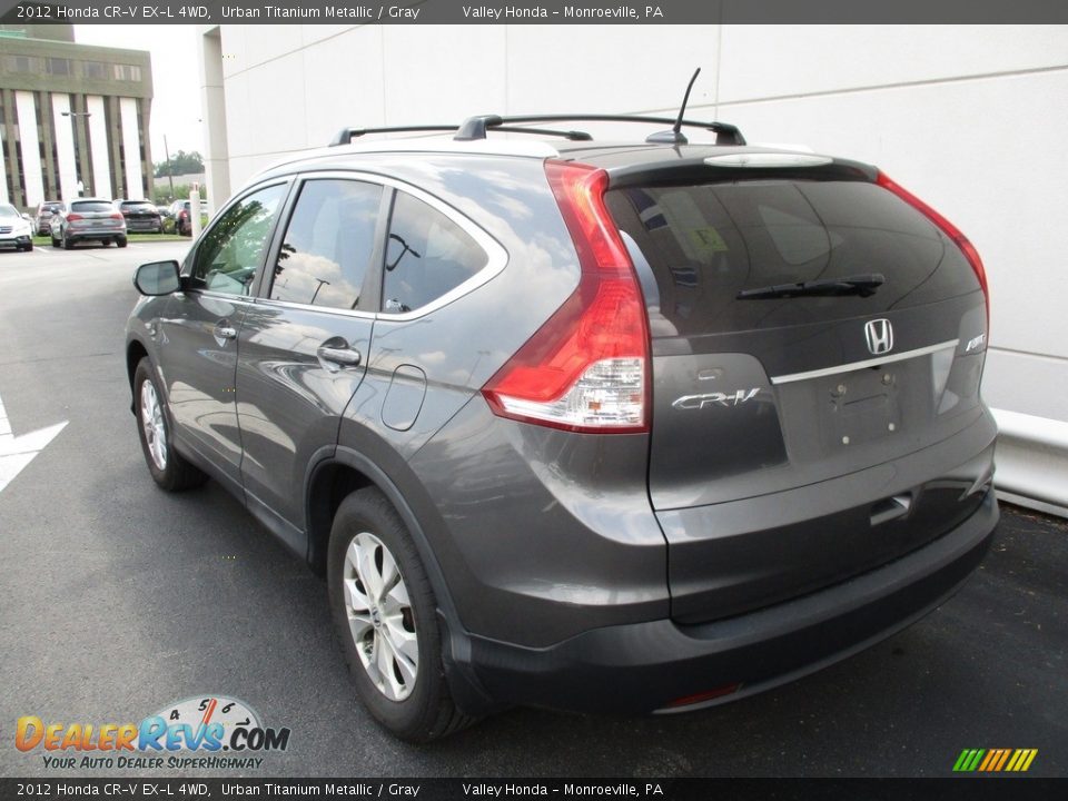 2012 Honda CR-V EX-L 4WD Urban Titanium Metallic / Gray Photo #3