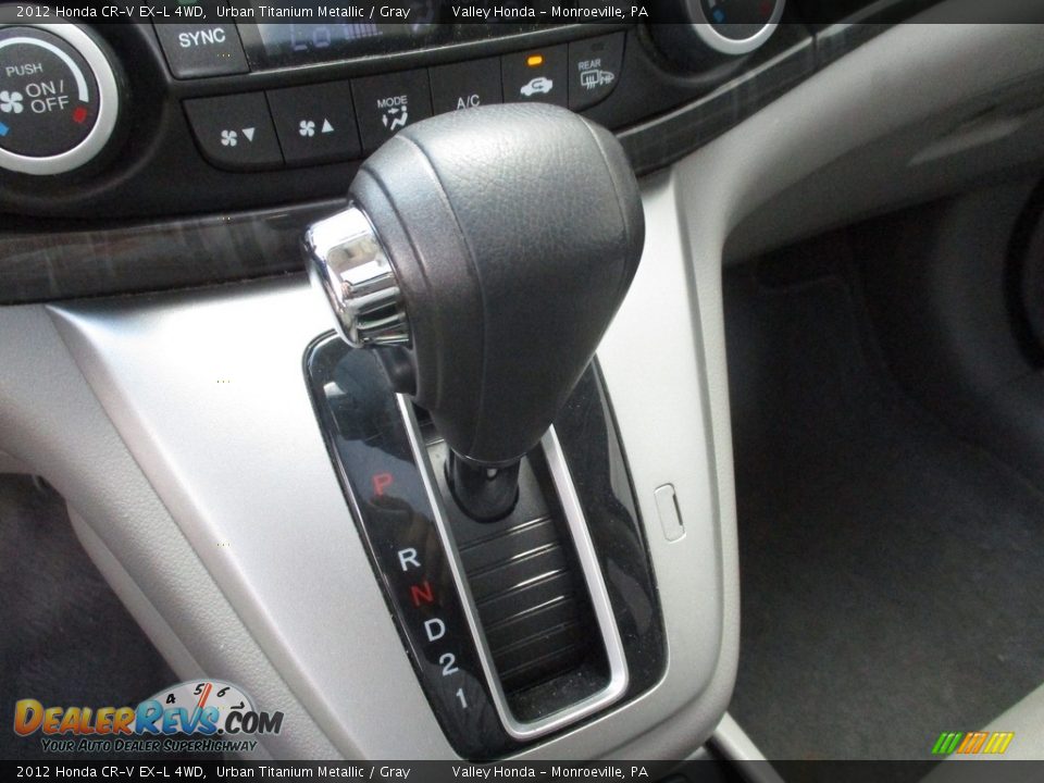 2012 Honda CR-V EX-L 4WD Urban Titanium Metallic / Gray Photo #14
