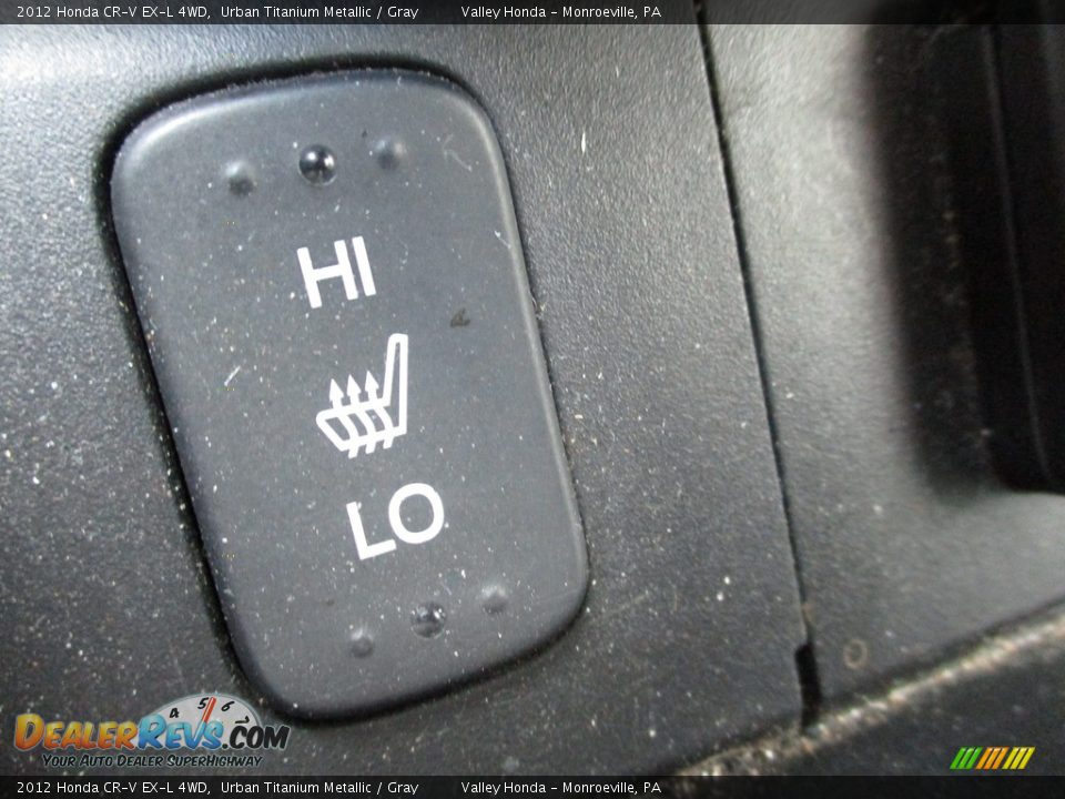 2012 Honda CR-V EX-L 4WD Urban Titanium Metallic / Gray Photo #16