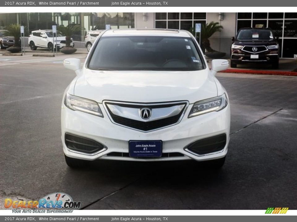 2017 Acura RDX White Diamond Pearl / Parchment Photo #2