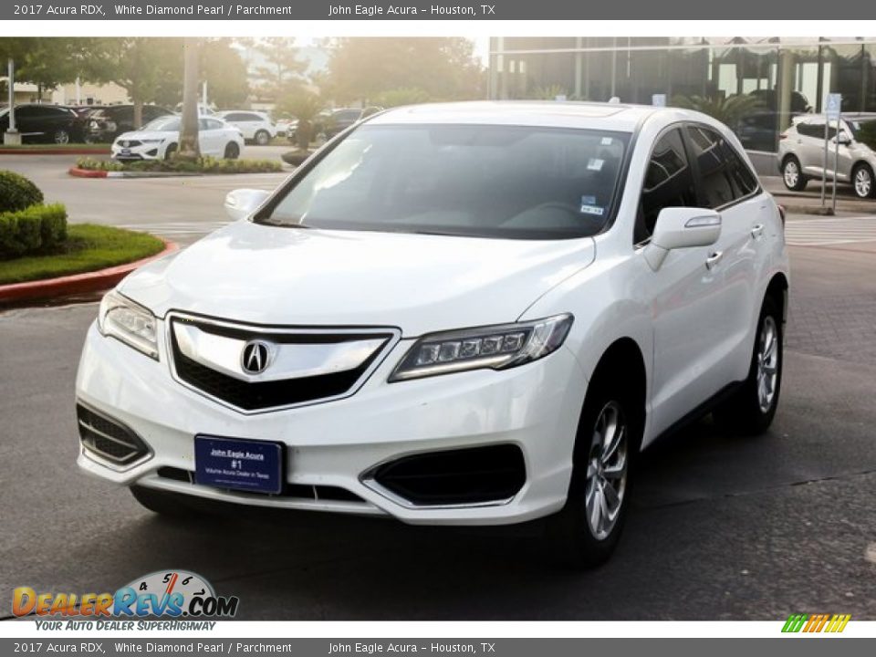 2017 Acura RDX White Diamond Pearl / Parchment Photo #3