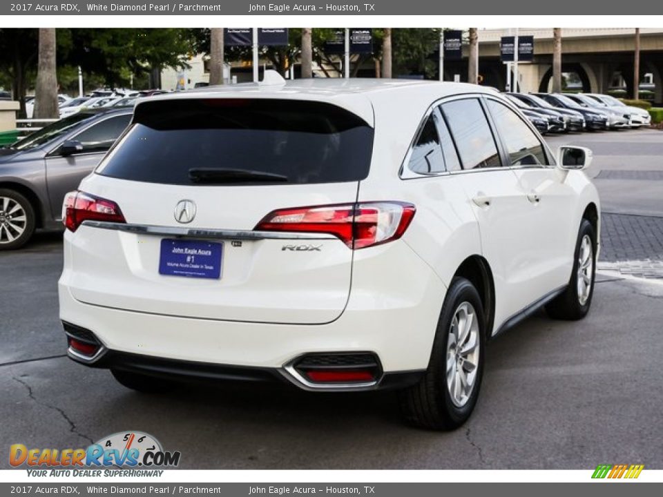 2017 Acura RDX White Diamond Pearl / Parchment Photo #7