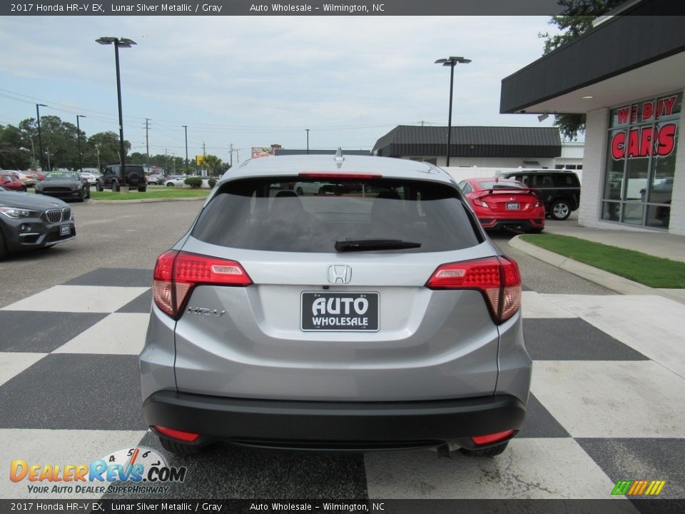 2017 Honda HR-V EX Lunar Silver Metallic / Gray Photo #4