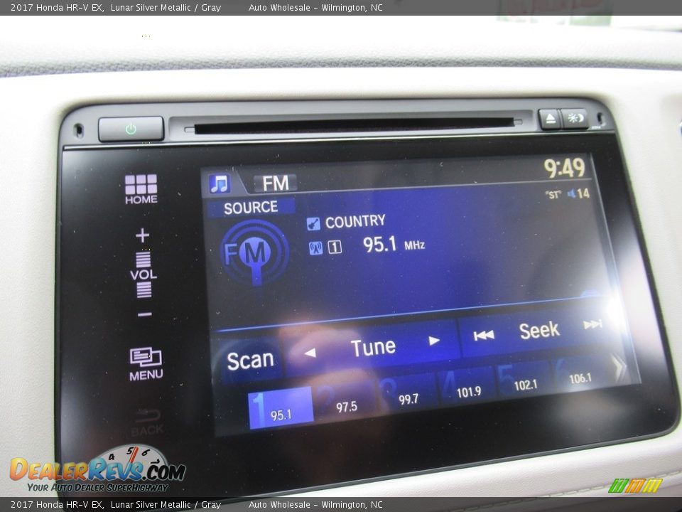 2017 Honda HR-V EX Lunar Silver Metallic / Gray Photo #17