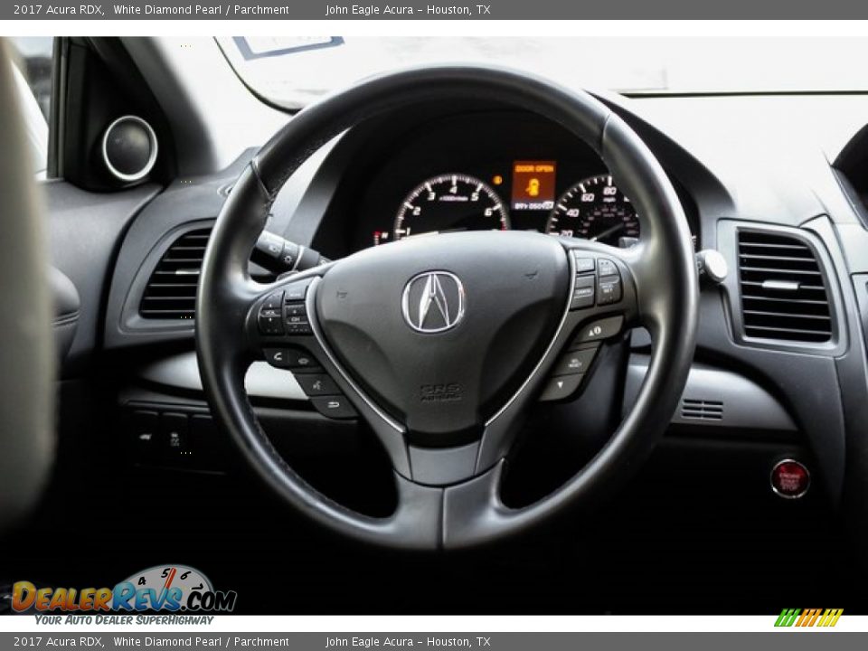2017 Acura RDX White Diamond Pearl / Parchment Photo #28