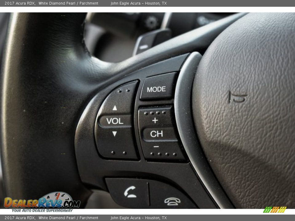 2017 Acura RDX White Diamond Pearl / Parchment Photo #34