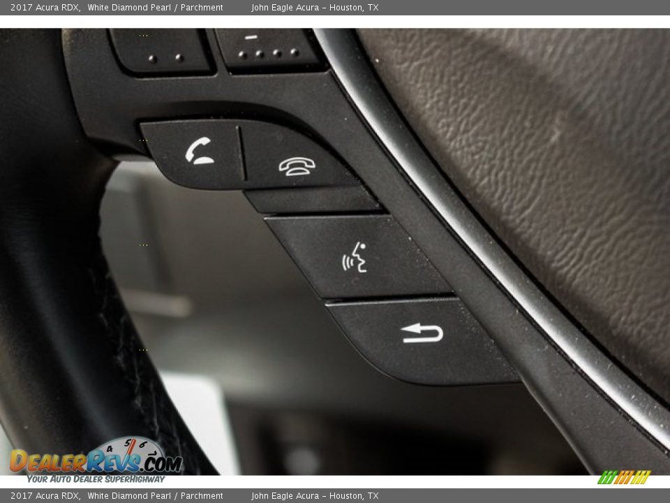2017 Acura RDX White Diamond Pearl / Parchment Photo #35