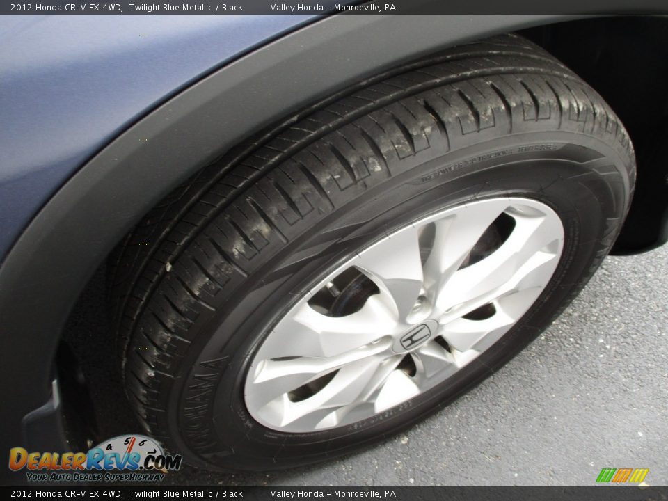 2012 Honda CR-V EX 4WD Twilight Blue Metallic / Black Photo #6