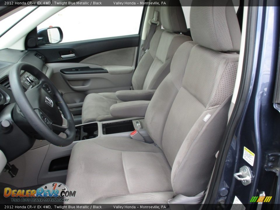 2012 Honda CR-V EX 4WD Twilight Blue Metallic / Black Photo #11