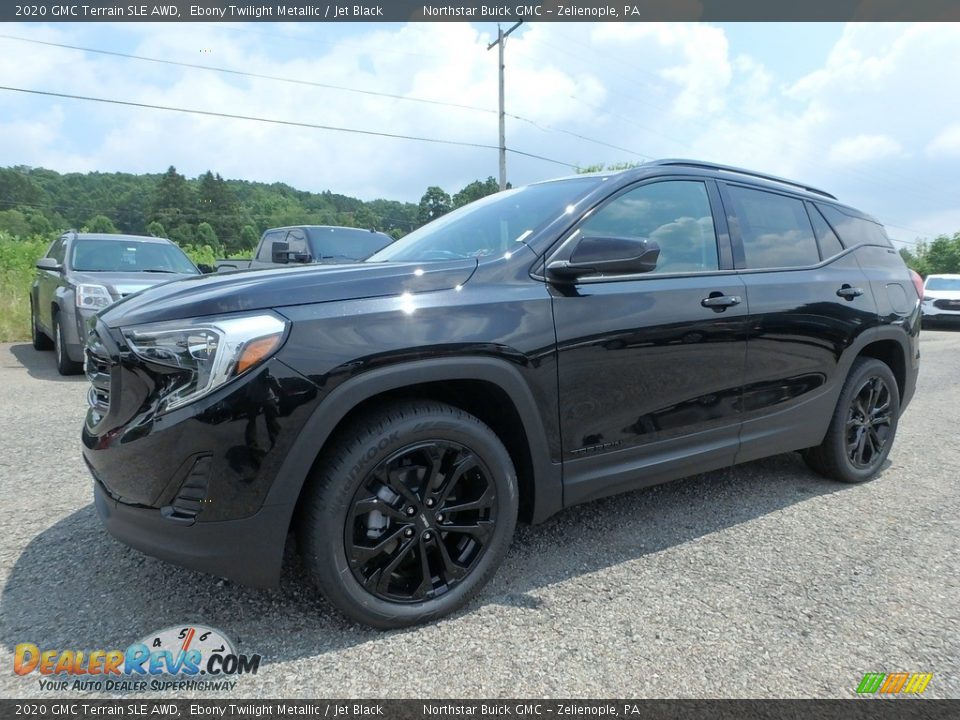 2020 GMC Terrain SLE AWD Ebony Twilight Metallic / Jet Black Photo #1