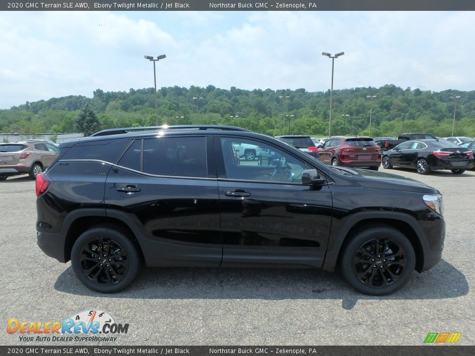 2020 GMC Terrain SLE AWD Ebony Twilight Metallic / Jet Black Photo #4