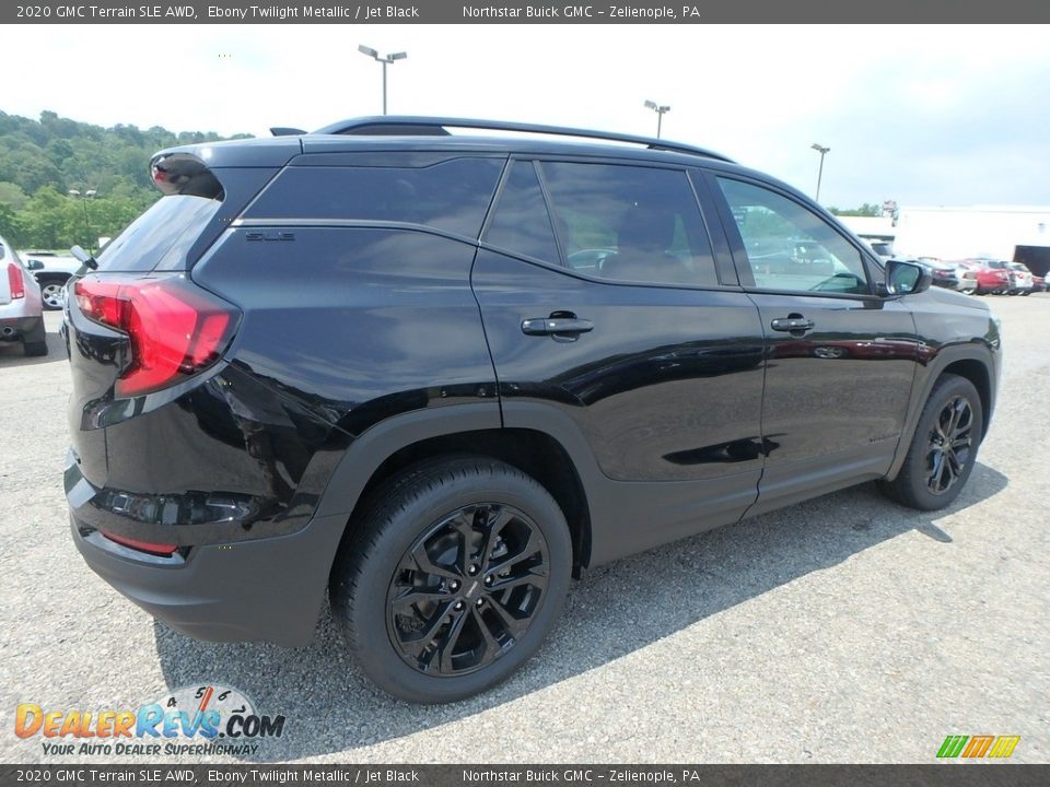 2020 GMC Terrain SLE AWD Ebony Twilight Metallic / Jet Black Photo #5