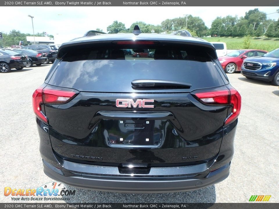 2020 GMC Terrain SLE AWD Ebony Twilight Metallic / Jet Black Photo #6