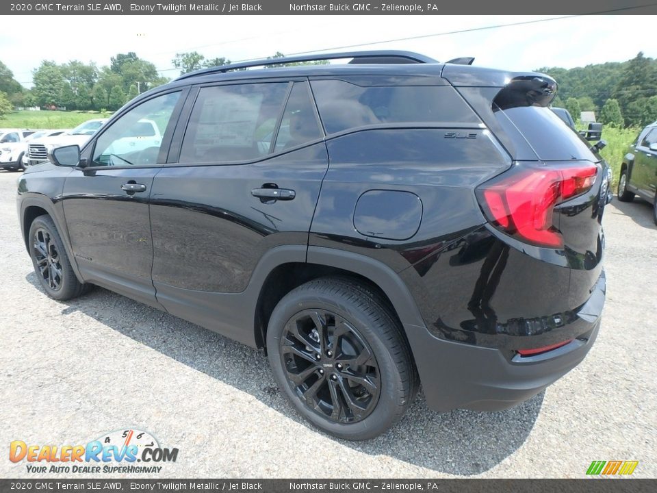 2020 GMC Terrain SLE AWD Ebony Twilight Metallic / Jet Black Photo #8