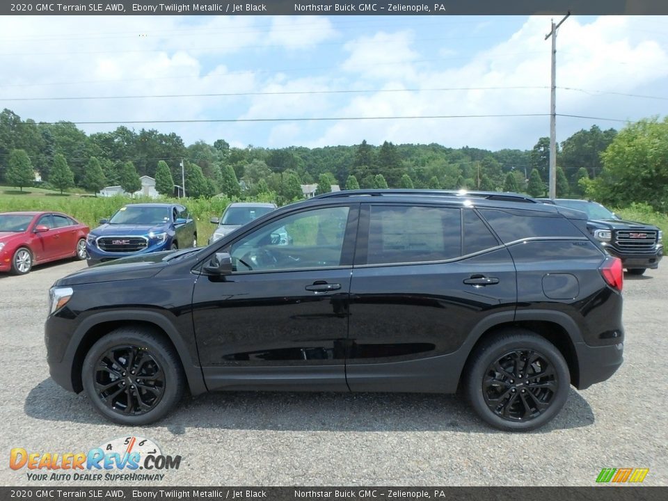 2020 GMC Terrain SLE AWD Ebony Twilight Metallic / Jet Black Photo #9