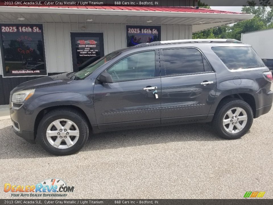 2013 GMC Acadia SLE Cyber Gray Metallic / Light Titanium Photo #2