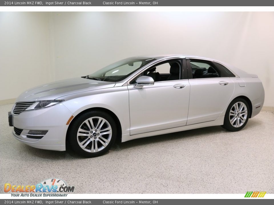 2014 Lincoln MKZ FWD Ingot Silver / Charcoal Black Photo #3