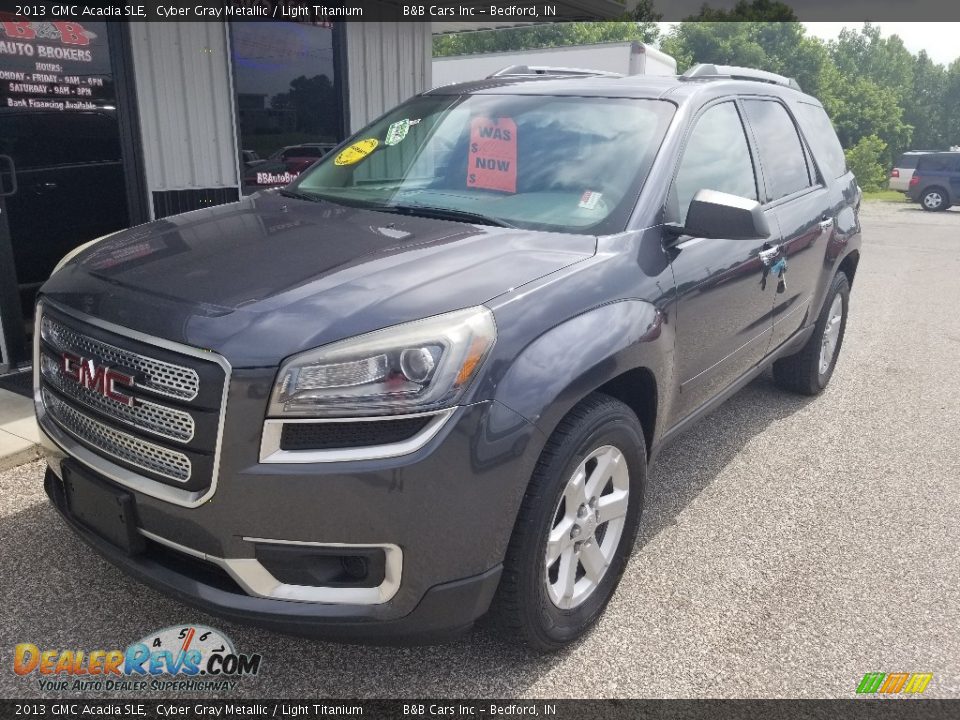2013 GMC Acadia SLE Cyber Gray Metallic / Light Titanium Photo #3