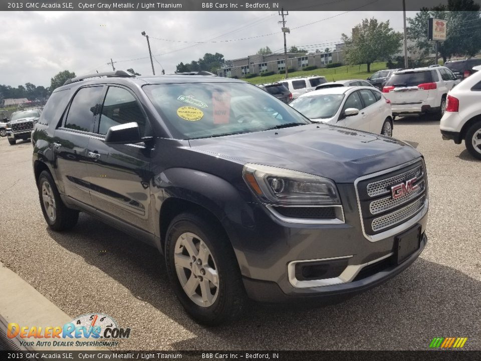 2013 GMC Acadia SLE Cyber Gray Metallic / Light Titanium Photo #5