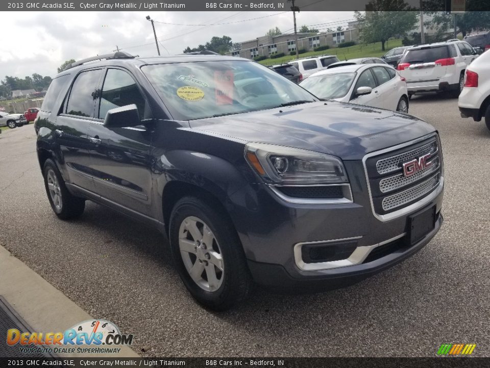 2013 GMC Acadia SLE Cyber Gray Metallic / Light Titanium Photo #6