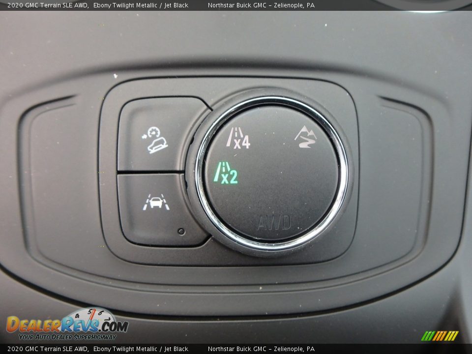 2020 GMC Terrain SLE AWD Ebony Twilight Metallic / Jet Black Photo #17