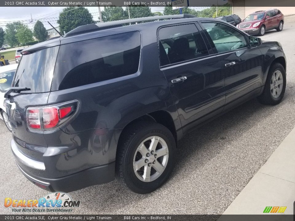2013 GMC Acadia SLE Cyber Gray Metallic / Light Titanium Photo #7