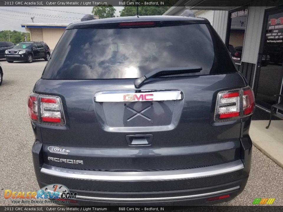 2013 GMC Acadia SLE Cyber Gray Metallic / Light Titanium Photo #8