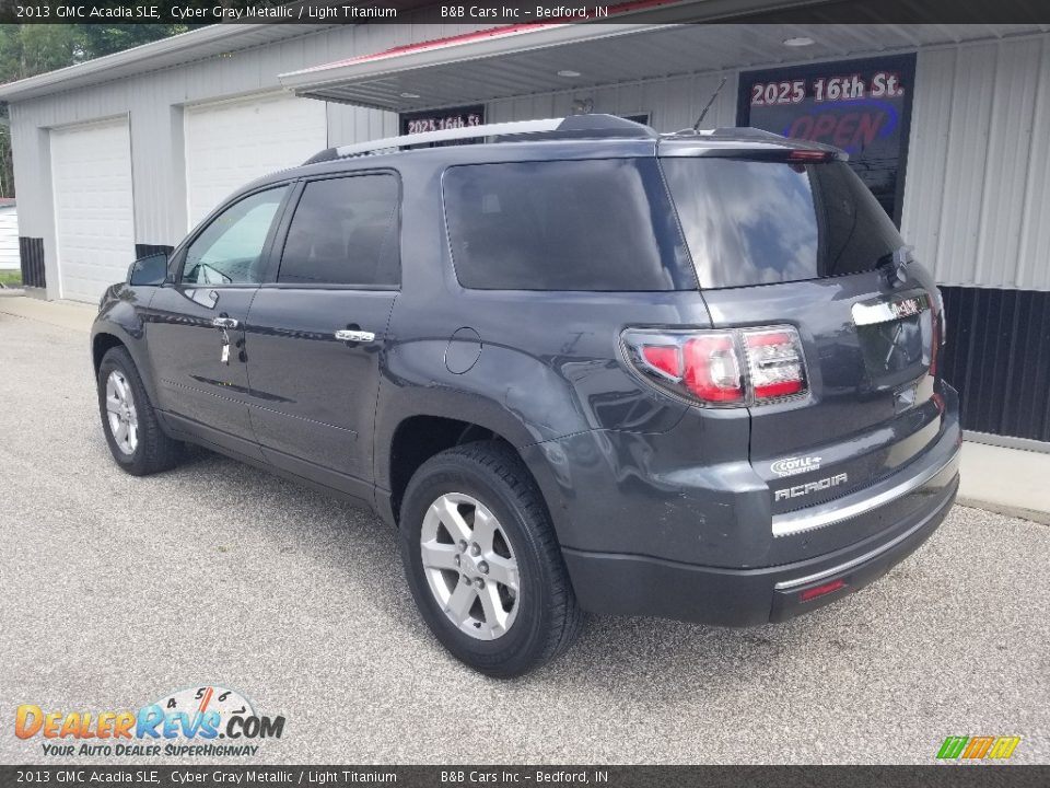 2013 GMC Acadia SLE Cyber Gray Metallic / Light Titanium Photo #9