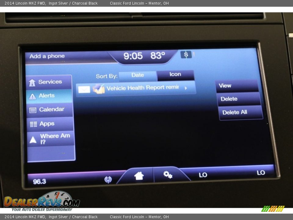 2014 Lincoln MKZ FWD Ingot Silver / Charcoal Black Photo #15