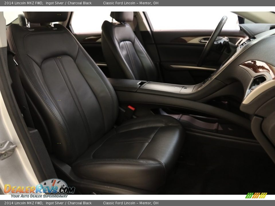 2014 Lincoln MKZ FWD Ingot Silver / Charcoal Black Photo #18