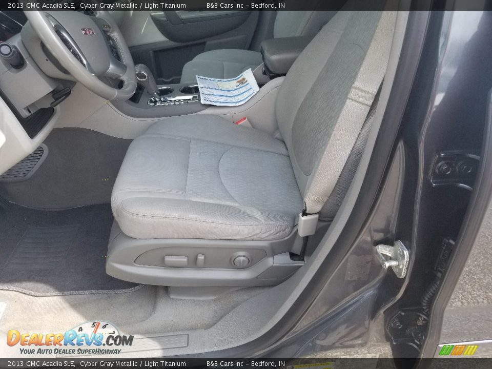 2013 GMC Acadia SLE Cyber Gray Metallic / Light Titanium Photo #12
