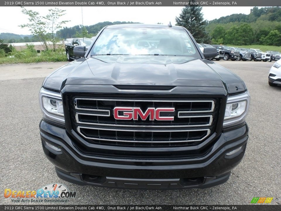 2019 GMC Sierra 1500 Limited Elevation Double Cab 4WD Onyx Black / Jet Black/Dark Ash Photo #2