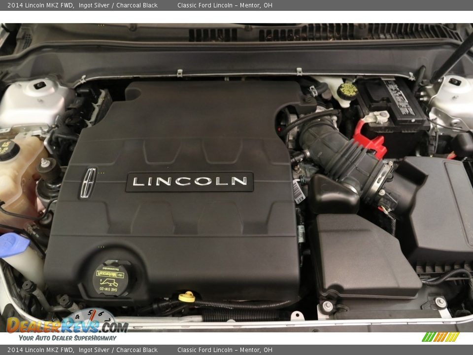 2014 Lincoln MKZ FWD Ingot Silver / Charcoal Black Photo #22