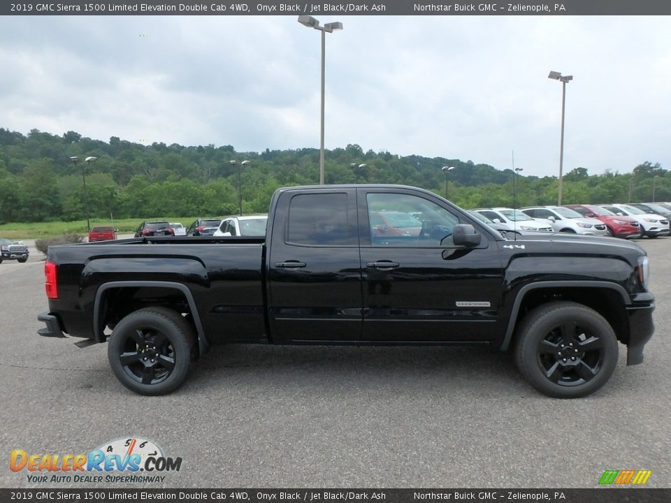 2019 GMC Sierra 1500 Limited Elevation Double Cab 4WD Onyx Black / Jet Black/Dark Ash Photo #4