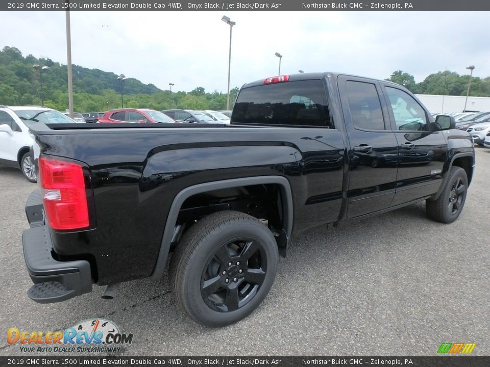 2019 GMC Sierra 1500 Limited Elevation Double Cab 4WD Onyx Black / Jet Black/Dark Ash Photo #5