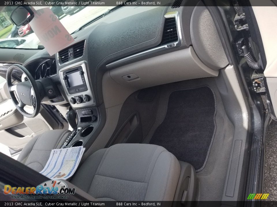 2013 GMC Acadia SLE Cyber Gray Metallic / Light Titanium Photo #23