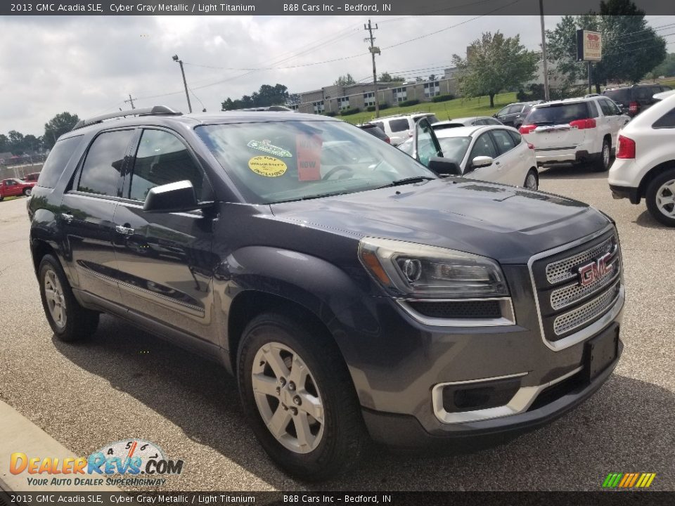 2013 GMC Acadia SLE Cyber Gray Metallic / Light Titanium Photo #25